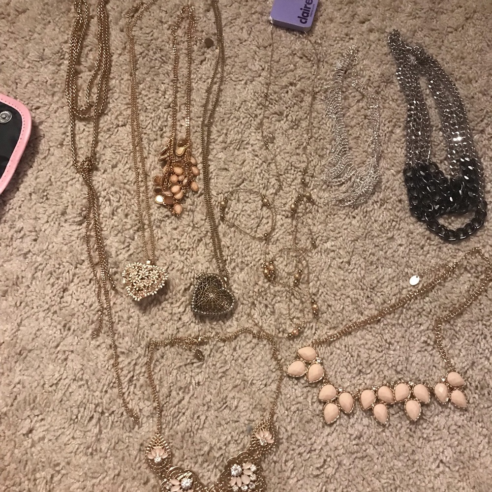 Claire’s necklaces